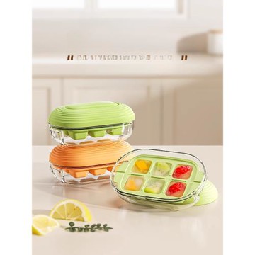 凍冰塊模具家用迷你按壓小冰格磨具食品級冰箱帶蓋制冰盒自制神器