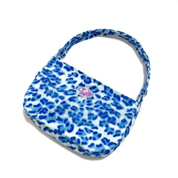 JCC 藍色豹紋法棍包