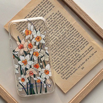 水仙花｜MagSafe 晶透硬殼手機殼