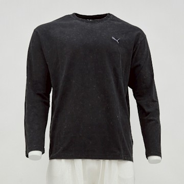 Puma Future Archive Dye 男款 黑色 大學T 歐規 長袖 62968801