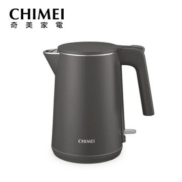 【CHIMEI 奇美】1.0L 304不鏽鋼雙層防燙快煮壺-夜幕灰(KT-10YPB2)