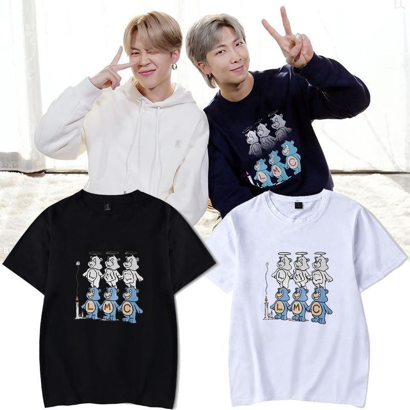 新品 BTS(防弾少年団) BT21 BTS グッズ 服 ins ッズ 服 Tシャツ 半袖