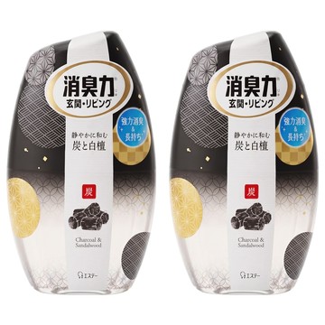 ST 雞仔牌 消臭力 部屋消臭力  400ml  2罐  木炭&檀香