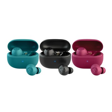 JLab GO POP ANC 降噪真無線藍牙耳機-午夜黑/孔雀綠/櫻桃粉