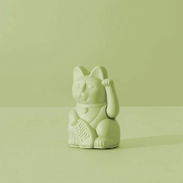 桌上擺飾 【WUZ屋子】德國 DONKEY 幸運繽紛迷你款招財貓-淡綠色