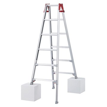 【長谷川Hasegawa】日本設計一壓即收 四腳可伸縮直梯/A字兩用梯RYZ-18