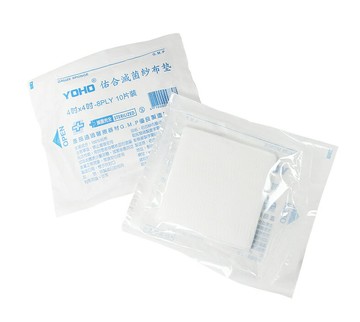 【醫康生活家】佑合滅菌紗布墊 4吋X4吋-8PLY 10片/包