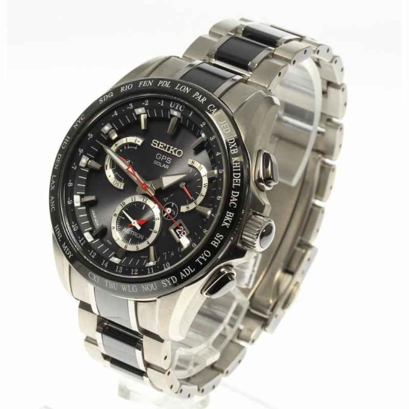 ☆良品【SEIKO】セイコー アストロン チタン デイト SBXB041