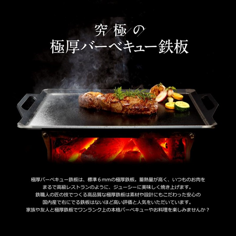 サン・フィールド(ホンマ製作所) 炭焼きグルメ 対応 極厚バーベキュー 