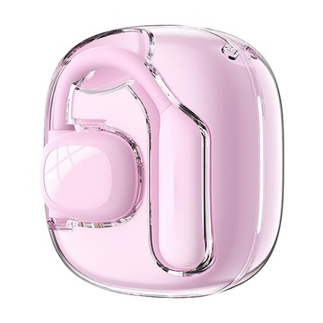 POWERRIDER OWS 開放式舒感耳機 S600 電池容量80mAh Type-C充電 ABS材質  櫻花粉