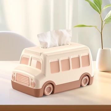 【偉途車坊】🔥台灣發貨+99免運🔥 特價處理法國出口訂單尾貨特價寶寶巴士男孩女孩玩具紙巾盒