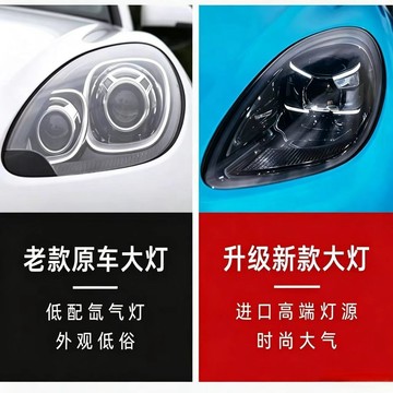 (質量保固）適用于14-20款保時捷瑪卡大燈總成MACAN改裝矩陣LED激光透鏡日行