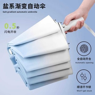 🚀桃園發出🚀 全自動雨傘定製女晴雨兩用加大號折疊防曬防紫外線遮陽傘男太陽傘