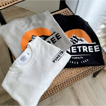 【KT USA】情侶T Pinetree山脈短T 短袖 寬鬆 落肩 山脈LOGO短TEE 80098