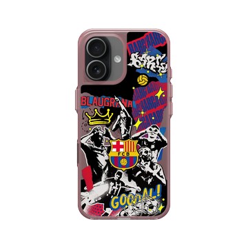 iPhone 17 Clear (相機按鈕) 晶醺玫 - FC Barcelona - Barça Fusion