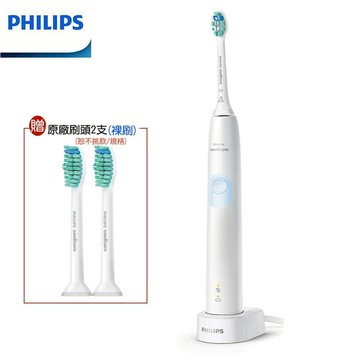 【PHILIPS 飛利浦】贈原廠專業標準刷頭兩個 音波震動智能護齦電動牙刷 HX6809