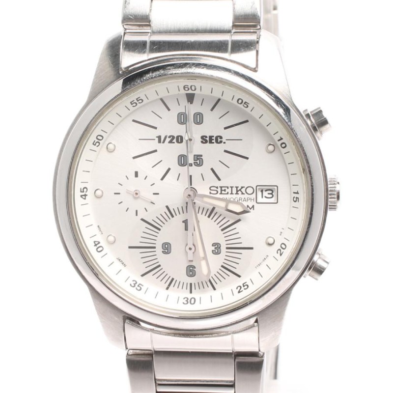 セイコー 腕時計 クロノグラフ 7T92-0BM0 クオーツ メンズ SEIKO 中古