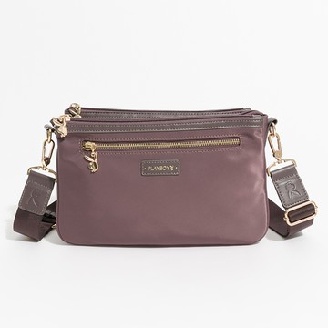 PLAYBOY - 斜背包  My Way系列 - 紫色