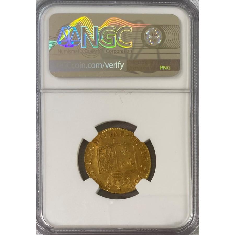 フランス ナント 1789-T年 ルイ16世 ルイドール金貨 NGC-MS65