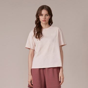 GIORDANO 女裝印花上衣 Chillax系列 - 31 銀牡丹粉紅