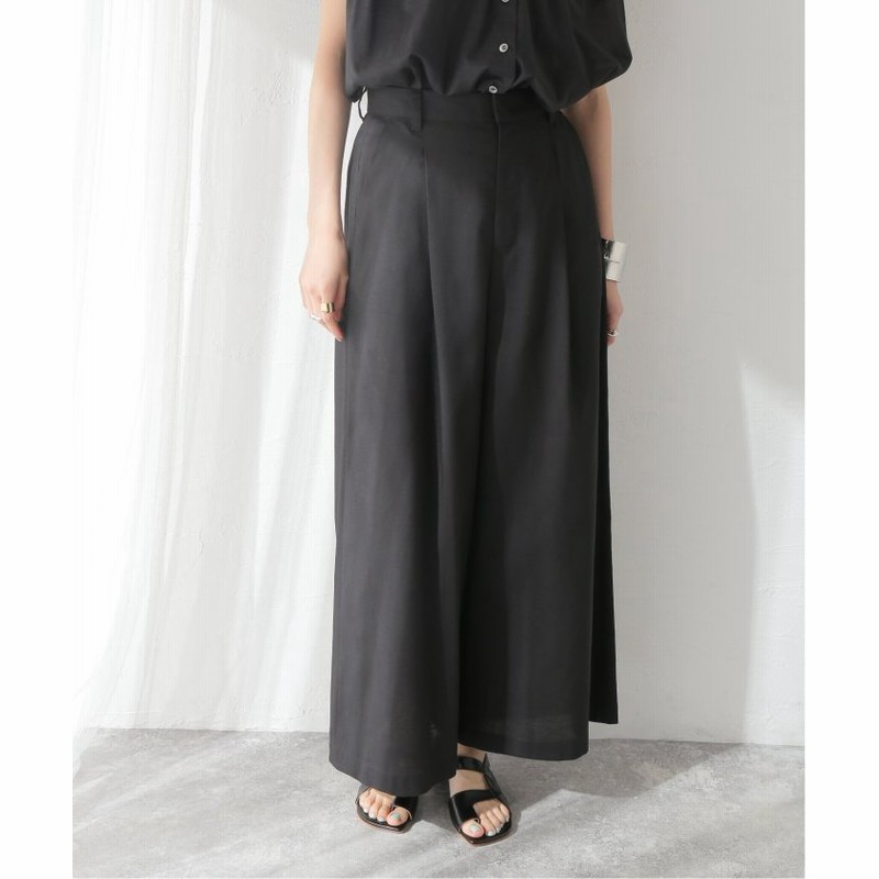 ジャーナルスタンダード】 リネンブレンドワイドパンツ レディース ブラック 36 JOURNAL STANDARD LINEショッピング ジャーナルスタンダード ワイドパンツ