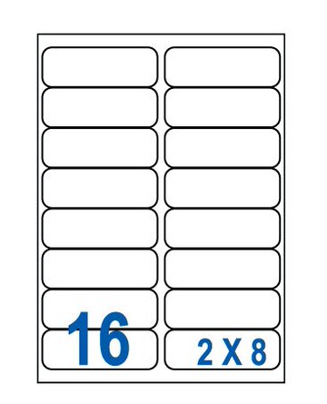 裕德 US5562-5 噴墨專用亮面電腦透明標籤 99.1X33.8mm-5張入 / 包