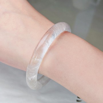 【浪漫相遇】天然白水晶手鐲 | 天然水晶 | 送禮