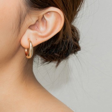 Hoop Earrings 黃銅鍍18K金 圈圈 圈型耳環 生日 情人節 禮物推薦