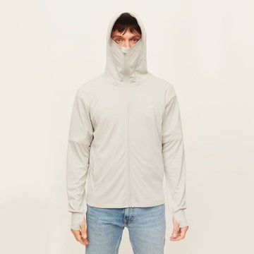 OhSunny男士防曬抗UV連帽長袖外套高領護臉戶外運動 UPF50 +