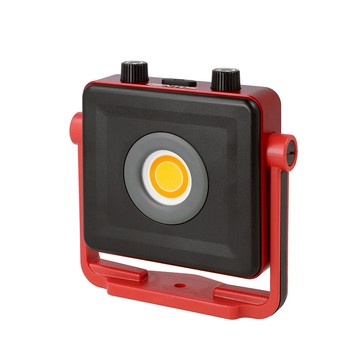 GENTOS 高演色照射燈 USB-C充電 1000流明 IP64 GZ-308  1個  黑色/紅色