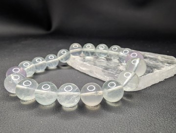 彩螢石 10.5mm 手串 手鍊 天然水晶 水晶