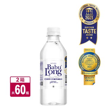 巴部農天然鹼性礦泉水 330ml X 2箱組 (30入/箱)