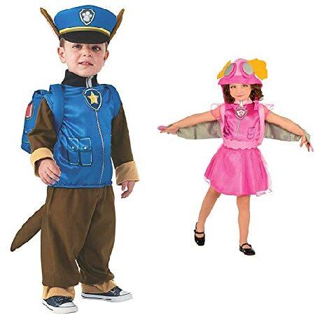 Rubie's Paw Patrol Chase Child Costume, Small ＆ Paw Patrol Skye Child  Costume, Toddler