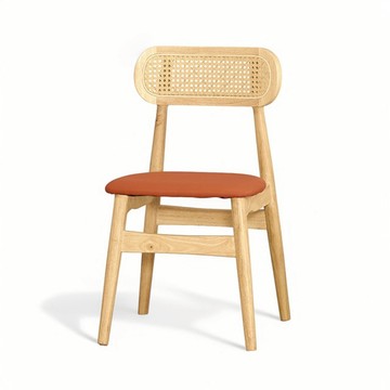 北歐風 餐椅 日式風格 田中 實木 藤編 餐椅 商空椅 CHR081 台灣現貨