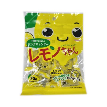 川口製果_新2Lemon Chan檸檬圈圈糖70g