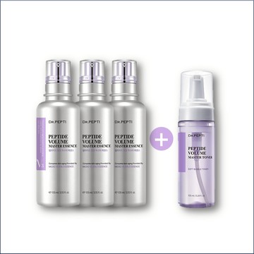 【套裝】 DR.PEPTI 美白抗皺 3代泡泡精華 100ml 3個 + 泡泡化妝水 1個 / 外泌體面膜 5片