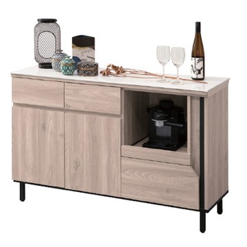 AS DESIGN 雅司家具-普羅丹斯4尺岩板餐櫃-120*40*78.7cm