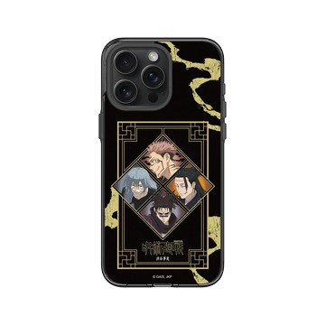 iPhone 15 Pro Max Clear 酷墨灰 - Jujutsu Kaisen 咒術迴戰 S2 - 澀谷事變戰鬥系列-咒靈組合