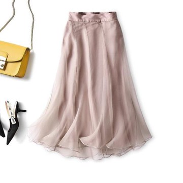 半身裙子女裝春秋2025新款夏季爆款小個子顯瘦高腰a字包臀中長裙