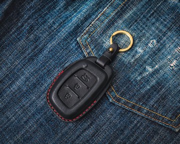 現代 Hyundai Santa Fe Ioniq 5 山土匪汽車 鑰匙皮套 智能鑰匙