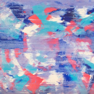 水母繪畫水下原創藝術品海洋藝術品海洋生物珊瑚礁