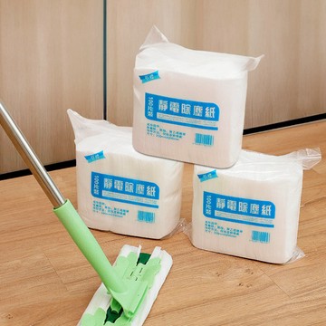 蝦皮隔日到貨【靜電除塵紙100入】除塵紙 除塵紙拖把紙 加厚壓紋除塵紙 吸塵抹布 一次性粘塵紙 地板粘塵紙 吸塵紙