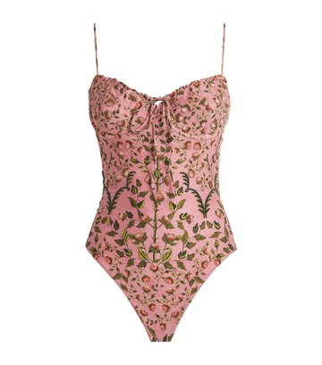 Agua By Agua Bendita Floral Print Swimsuit