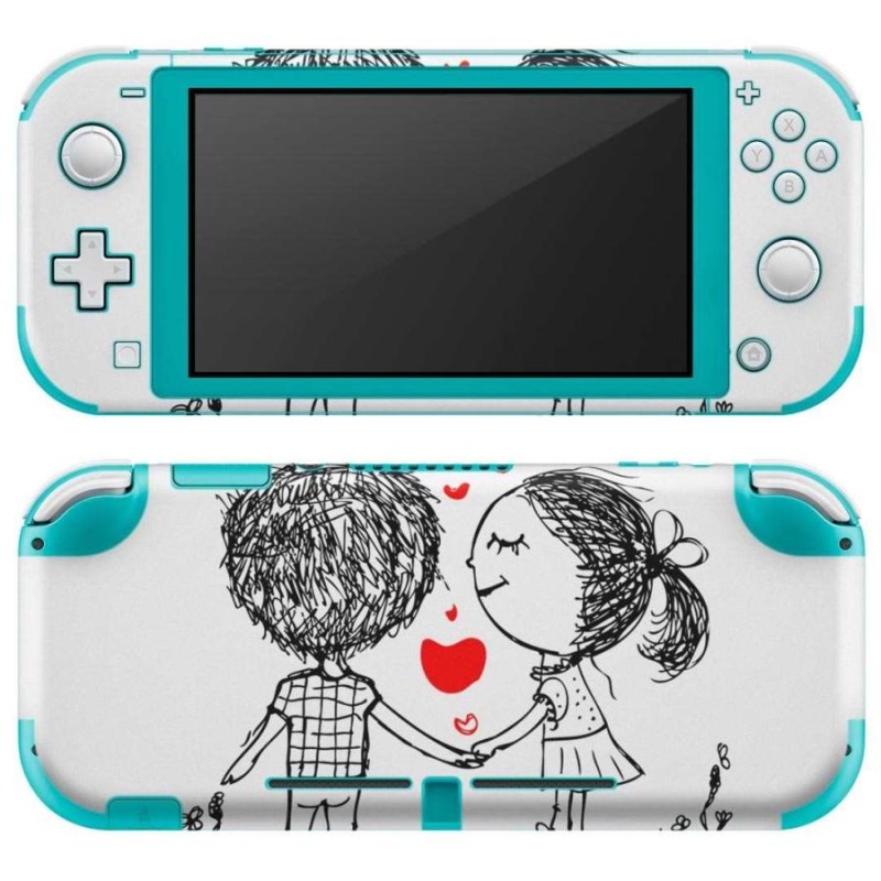 igsticker Nintendo Switch Lite 専用 デザインスキンシール 全面 任天堂 専用 ニンテンドー スイッチ ライト ハート  文字 英語 人物 007533 | LINEブランドカタログ