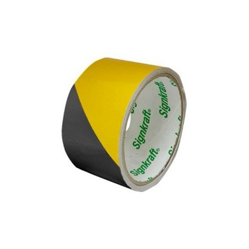 【阿翔小舖】『鴻昌』波斯貓  警示膠帶（黃/黑） （紅/白） 48mm*25米 單顆