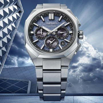 SEIKO 精工 ASTRON GPS衛星定位 鈦金屬太陽能雙時區計時手錶(HAB001/5X63-0AA0B)