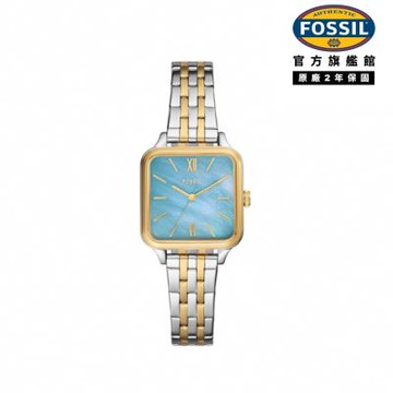 FOSSIL Colleen 璀璨金銀雙色女錶 雙色不鏽鋼鍊帶 28 MM BQ5035