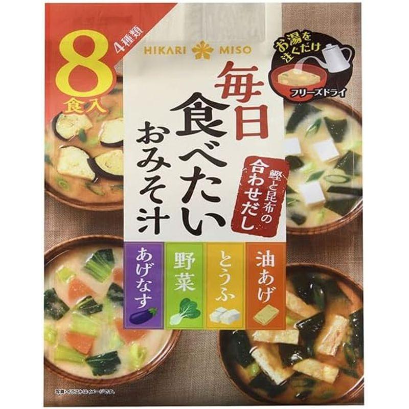 ひかり味噌 毎日食べたいおみそ汁 8食×8袋入