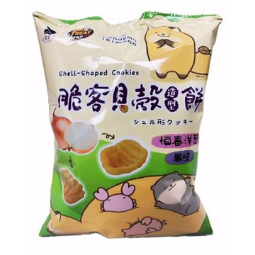 【脆客】貝殼餅-恆春洋蔥(45g*12包/箱)