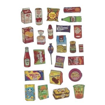 德德小品集 甜心裝飾貼紙  巧克沒有力  3個